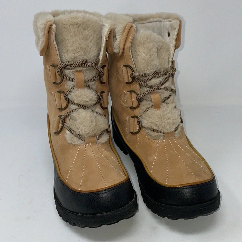 EUC/Like New JBU Memory Foam By Jambu Northgate Waterproof Faux Fur Boots SZ9M
